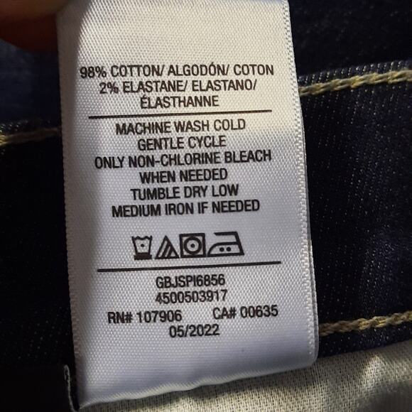 Hudson Byron Jeans Men's Size 38 x 32 Blue Dark Wash Denim Slim Straight - Picture 9 of 11